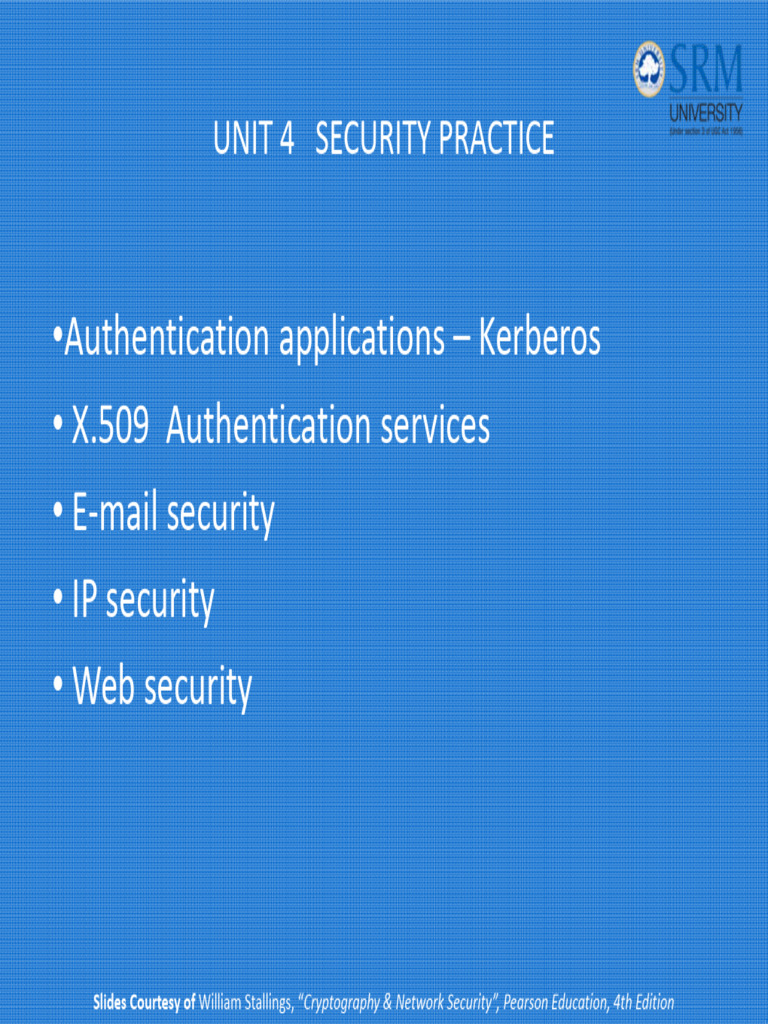 Unit Iv Key Distribution2 | PDF | Transport Layer Security | Public Key ...