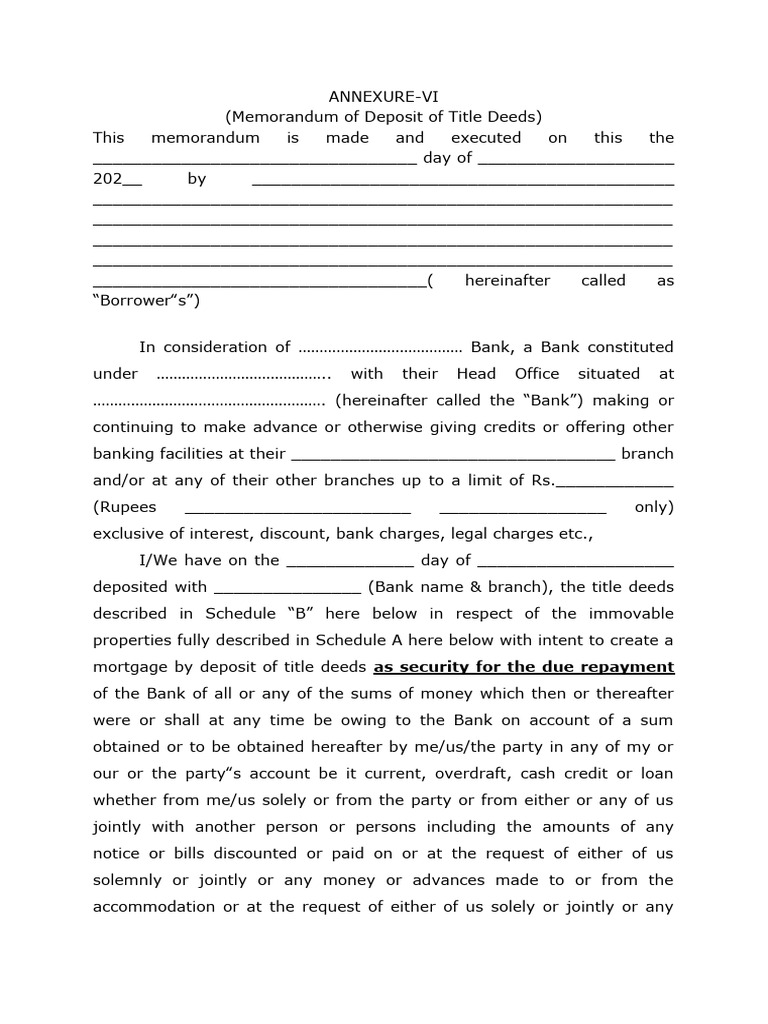 Equitable Mortgage Meaning In Bengali
