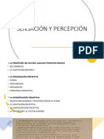 Presentación Sensación y Percepción - Psicología