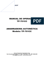 Manual Máquina Amarradeira Automática - TP-701CC
