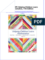 Full Download Ebook PDF Helping Children Learn Mathematics 11th Edition PDF