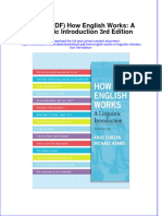 Full Download Ebook PDF How English Works A Linguistic Introduction 3rd Edition PDF
