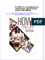 Full Download Ebook PDF How 14 A Handbook For Office Professionals Spiral Bound Version 14th Edition PDF