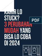 3 Perubahan Mudah Di 2024