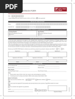 Current Account Variant Switch Form | PDF | Transaction Account | Cheque