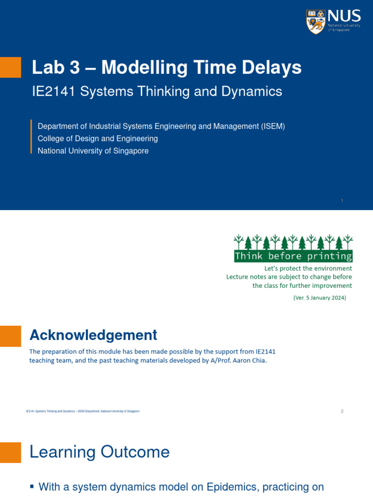 Epidemic Dynamics: Time Delay Modeling | PDF | Epidemics | Infection