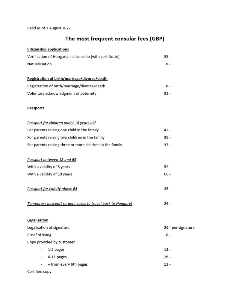 consular-fees-2022-august-pdf-travel-visa-passport
