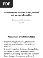 Enteral & Parenteral Nutrition