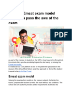 Emsat Exam Form