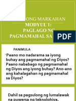 QTR 3 Mod 1 Paglago NG Pagmamahal Sa Diyos