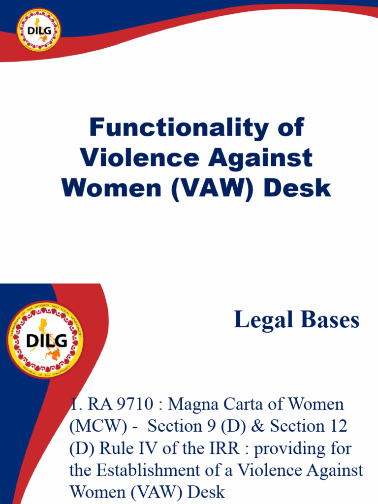 Assessing Barangay VAW Desk Functionality | PDF | Violence | Violence ...