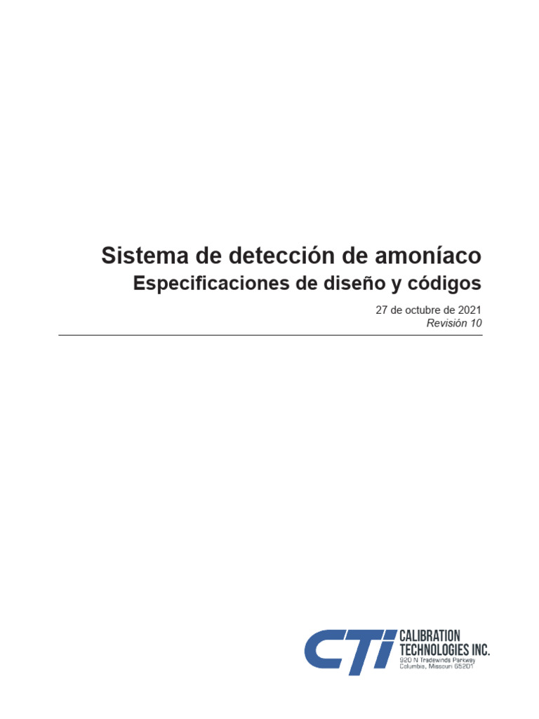 Diseño de Sistema de Detección de Amoníaco | PDF | Amoníaco | Relé
