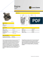 PowerTech M 4024T Diesel Engine - Generator Drive Engine Specifications