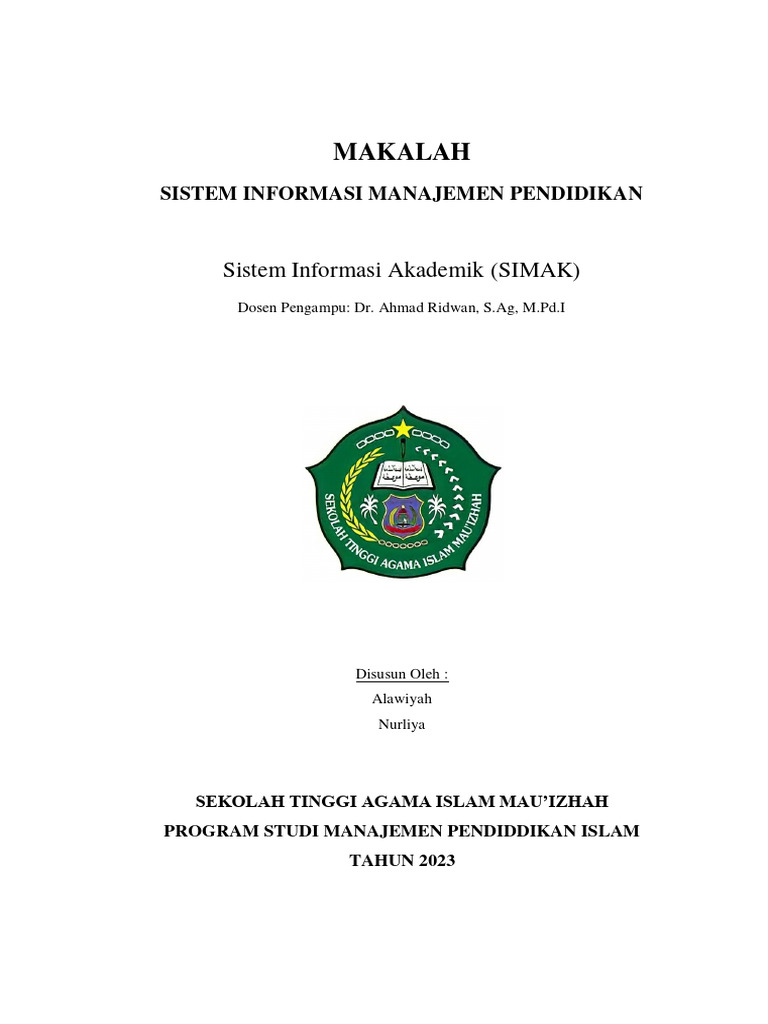 Sim Pendidikan (Simak) | PDF | Bisnis