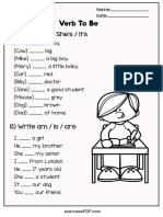 Verb To Be Worksheets. 20211220071900 Strong Compression