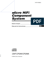 Micro Hifi Component System: Cmt-Cp2W/Cp2Wa