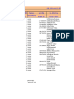 Data Entry Sheet