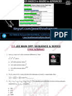 DPP Qs 2.0 Sequences & Series (New Syllabus)