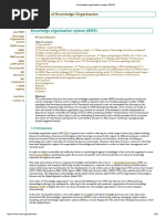 MAZZOCCHI, 2017. Knowledge Organization System (IEKO)