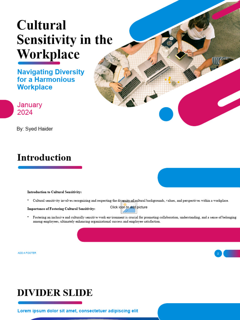 Cultural Sensitivity in the Workplace | PDF | Organizational Behavior ...