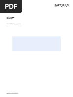 Simca 15 User Guide en B 00076 Sartorius Data