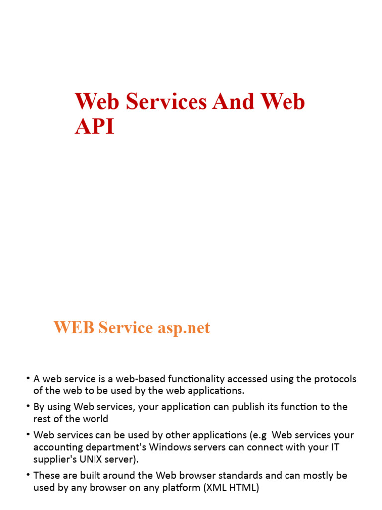 Unit4 (API) | PDF | World Wide Web | Internet & Web