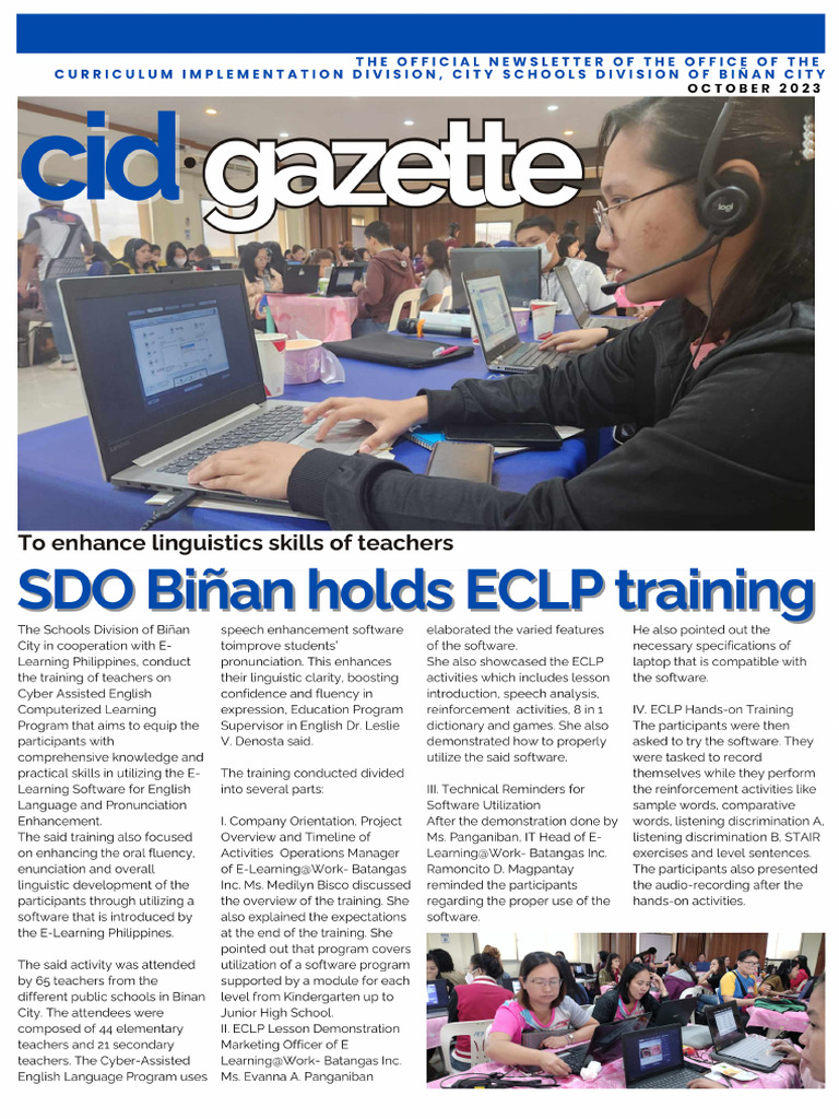 Cyber-Assisted English Computerized Learning Program | PDF