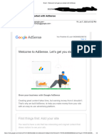Gmail - Welcome! Let's Get You Started With AdSense