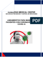 Lineamientos para Manejo de Pacientes Con Coronavirus 2019 18 Feb 2020