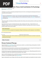 Carl Rogers Theory & Contribution To Psychology