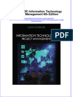 Full Download Ebook PDF Information Technology Project Management 8th Edition PDF