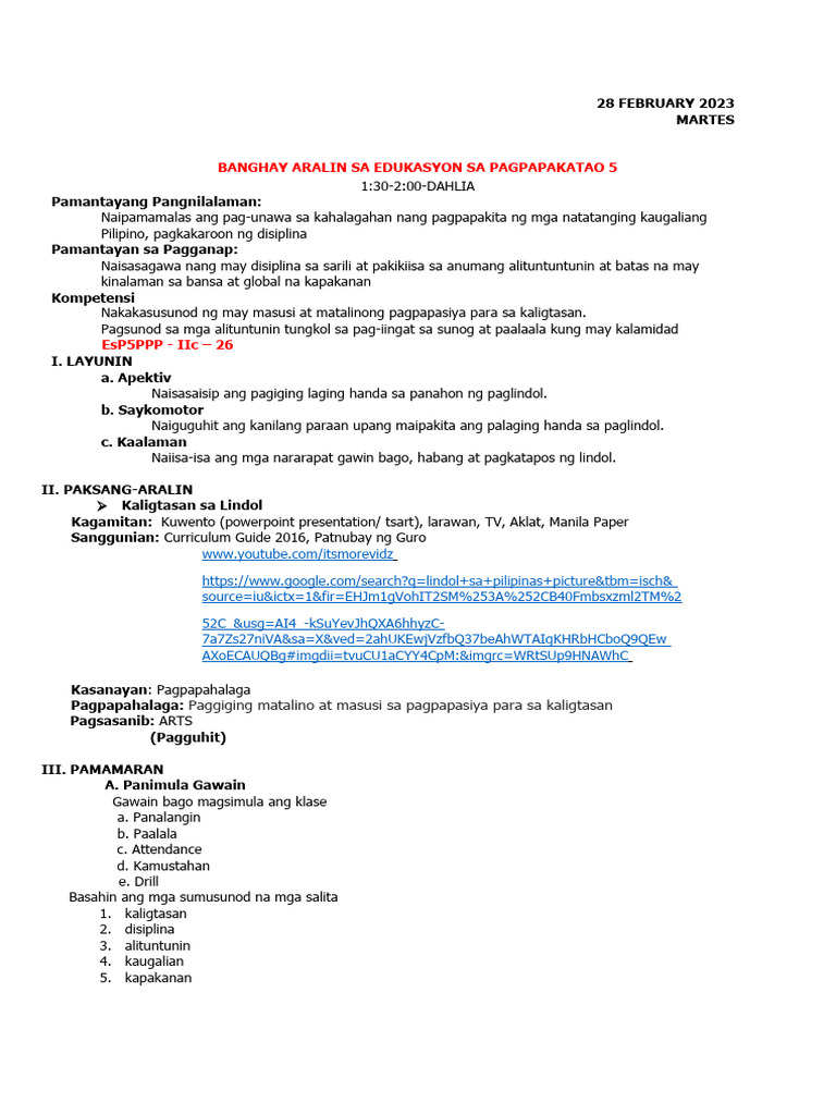 Esp 5 Dlp Feb 28 2023 Pdf