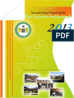 Plan Operativo Institucional 2013