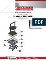 Manual de Montagem Churrasqueira Alpha Centauri Fogo de Chao