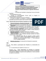 Aprovação de Projetos - Residencial Unifamiliar e Regularização de Edificação