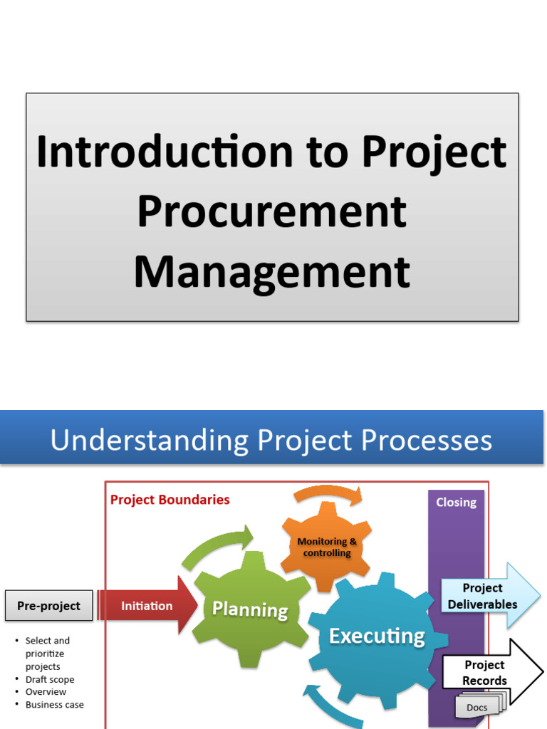 W1 Procurement Intro Week+1+c 2018 | PDF | Request For Proposal ...