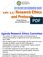 LEC 11 Research Ethics and Protocals