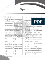 Ellipse - PYQ Practice Sheet