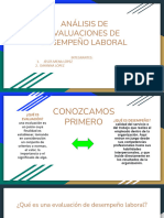 Análisis de Evaluaciones de Desempeño Laboral