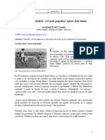 Istoria Fotbalului-Cel Mai Popular Sport Din Lume.: Avădănii Paul Cosmin