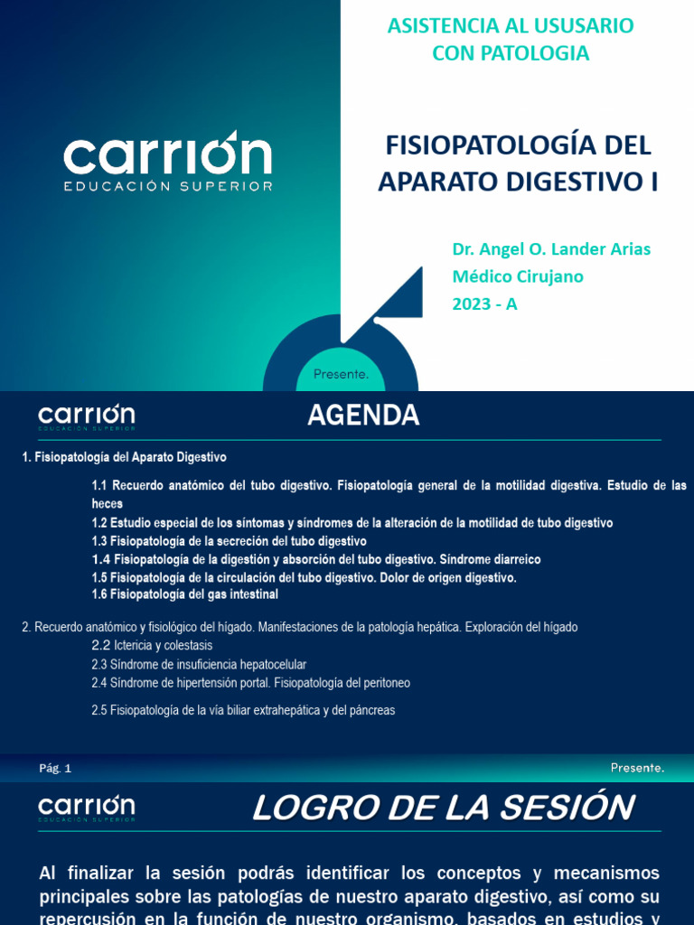 Fisiopatología Del Ap Digestivo I Aup Pdf