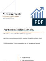 Mortality-Measurements CALIMLIM