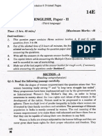 TS 10th Class English Paper-II (EM) 2019 QP