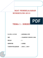 Perangkat Pembelajaran Kurikulum 2013: Tema 1: Diriku