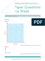 Unit 4 Past Paper Questions Resource Sheet