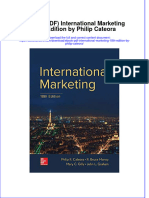 Full Download Ebook PDF International Marketing 18th Edition by Philip Cateora PDF