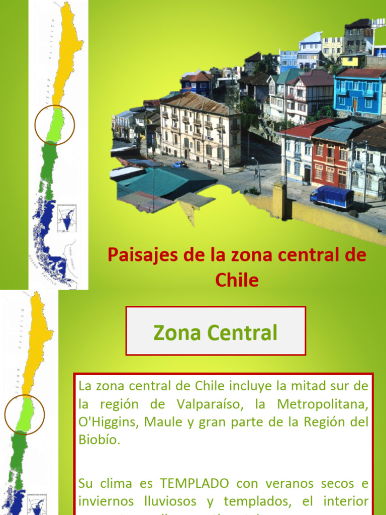 Paisajes y Clima de la Zona Central de Chile | PDF