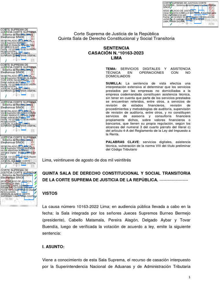 Casación No. 10163-2023 | PDF