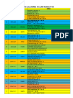 Jadwal Ronda Bulan Februari 2024