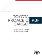 Proace City Cargo Teknik Ozellikler Ve Donanim Tablosu 202209